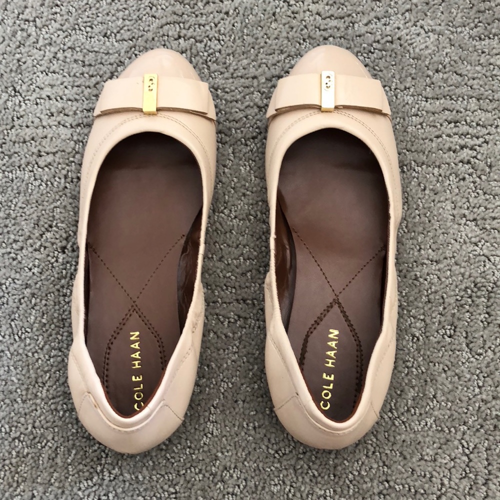 Brand new Cole Haan nude flat